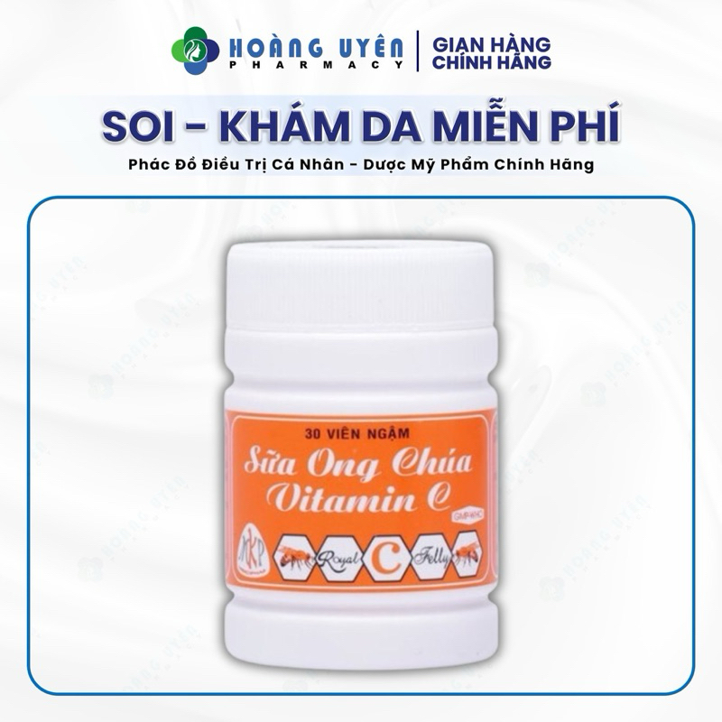 Kẹo ngậm sữa ong chúa vitamin C Mekophar
