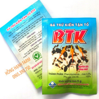 Bả trừ kiến btk 5g, thuốc trừ kiến btk