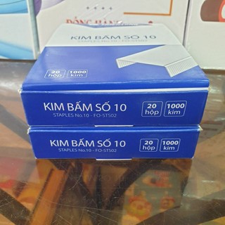 [MUA SỈ GIẢM 10%] Kim bấm No.10, FO-STS02 (1 hộp nhỏ)