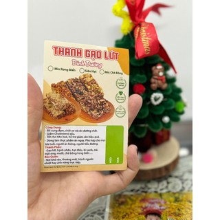 50 tem dán “thanh gạo lứt ” 7x10 cm - cán bóng, dày, đẹp