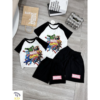 Bộ cotton bé trai M.a.r.v.e.l siêu nhân người nhện