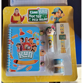 bộ dụng cụ học tập kun mới ( ngầu nhiên màu)