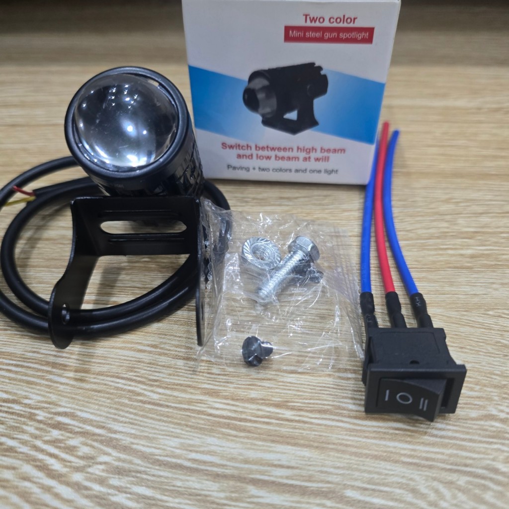 Đèn Trợ Sáng Bi cầu mini xe máy xe điện đèn bi cầu mini