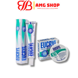 Combo Kem đánh răng Eucryl 62g + Bột tẩy trắng răng Eucryl 50g