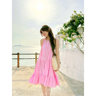 Váy Linen Bột Dami Dress Hồng Phấn DamibyQuynh