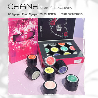 Set gel vẽ hulian 12 màu vẽ móng làm nail siêu đặc chanh nail