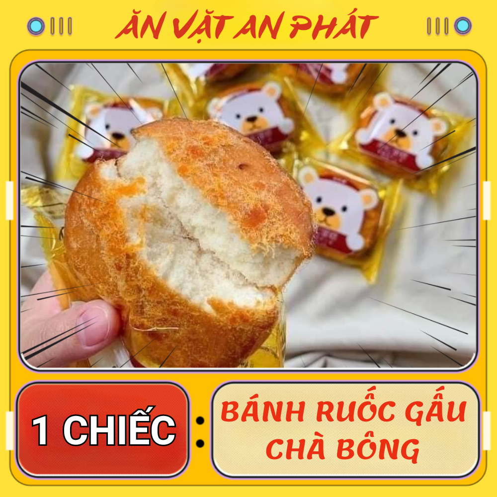 Bánh Ruốc Gấu Đài Loan (40G), Bánh Gấu, Bánh Ruốc Đài Loan, Bánh Tươi Đài Loan - An Phát Food