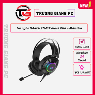 TAI NGHE DAREU EH469 RGB (USB, 7.1, LED RGB, BLACK) - bảo hành 24 tháng