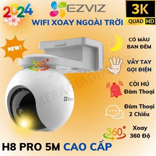 Camera WIFI Ngoài Trời Xoay 360 EZVIZ H8 PRO, H8C, C8C 5MP 3MP 2K 3K SIÊU NÉT Màu Ban Đêm Thông Minh Chính Hãng