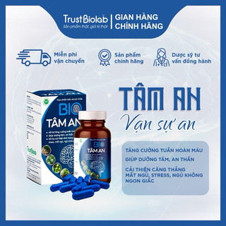 Bio Tâm An - Cải thiện tình trạng mất ngủ, giảm căng thẳng, stress, đau đầu - DƯỢC BIOLAB