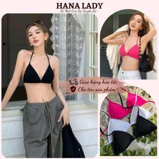 Áo bra - bikini sexy đi biển dây cột trơn đơn giản phong cách hàn quốc gợi cảm bn149