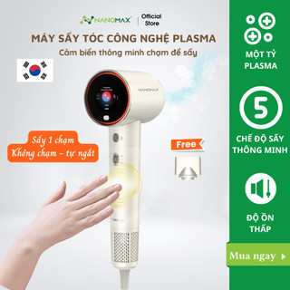 Máy Sấy Tóc Cảm Ứng NANOMAX OHD-6 Công Nghệ Plasma 5 Chế Độ Sấy 2 Chế Độ Gió Độ Ồn 59dB Công Suất 1600W