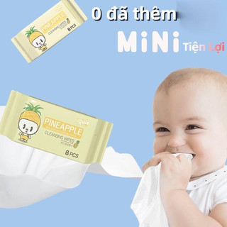 Set 8 Gói khăn ướt mini