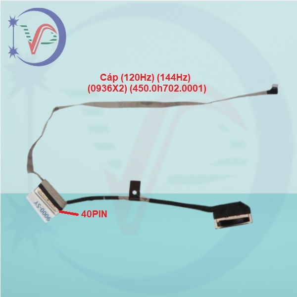 (NEW) Cáp màn hình laptop Dell G3 3590 - 40PIN - 120Hz, 144Hz