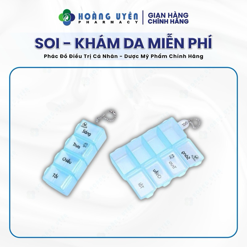 Hộp đựng thuốc 4 ngăn Hofaco (hộp chia thuốc ngày)