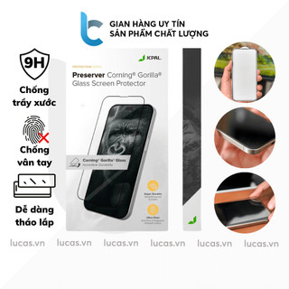 Kính Cường Lực iphone JCPAL Preserver Corning Gorilla Cho iphone 15 Plus 15 Pro 14 Pro Max Chống Trầy Xước