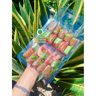 5 nem chua + 5 nem bì lai vung lá chùm ruột, tỏi ớt 50k/1 hộp 10 chiếc