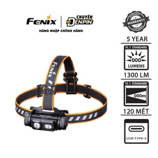 Đèn pin đội đầu Fenix HM60R - đèn pin đeo đầu hiệu suất cao ánh sáng 1200 Lumens chiếu xa 116m