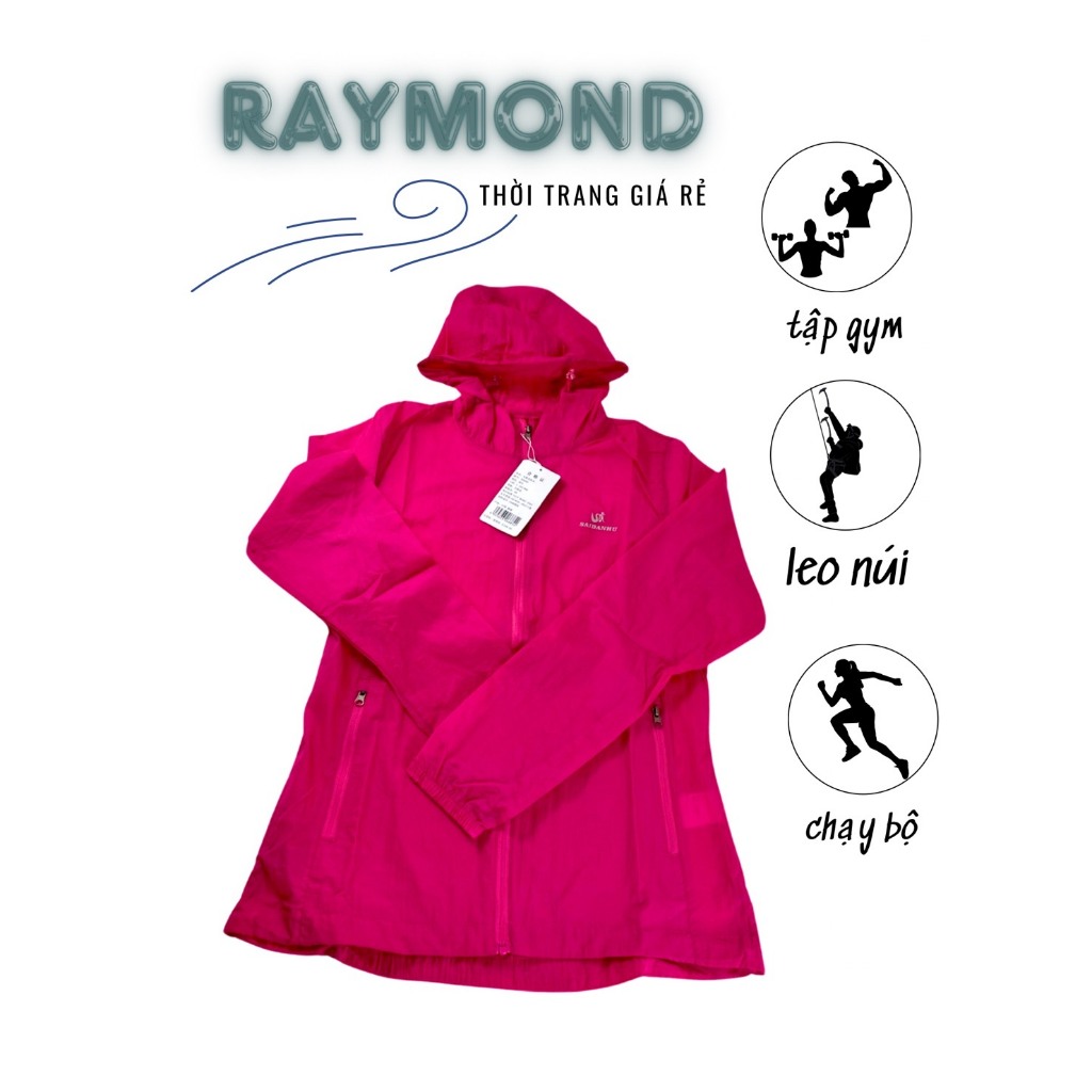 Áo Khoác Mỏng Tập Gym, Chạy Bộ, Leo Núi Nam Nữ, Chống Tia UV, Chóng Gió, Chống Thấm Nước Nhẹ, Siêu Nhẹ, Túi Trong, HChâu | BigBuy360 - bigbuy360.vn