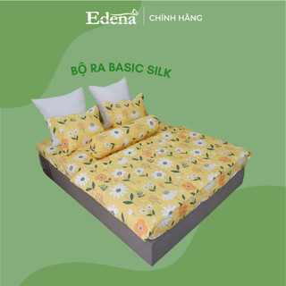 Bộ chăn ga chần gòn 5 món chất liệu Micro Silk cao cấp Edena Basic