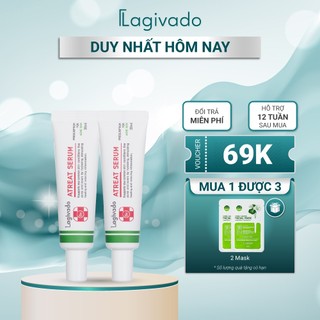 Combo 2 tinh chất serum giảm mụn, mờ thâm, ngừa sẹo rỗ Hàn Quốc Lagivado Dr. ATreat Serum 30 ml