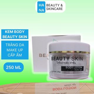 Kem body beauty skin thái lan dưỡng trắng da trắng siêu tốc toàn thân, trắng da tại nhà 250gr - hana