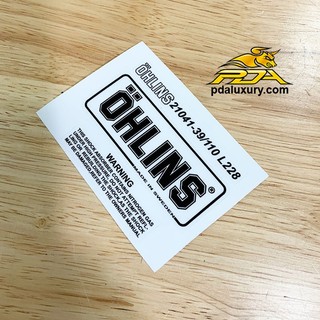 Tem đơn phuộc ohlins bình dầu dưới pda