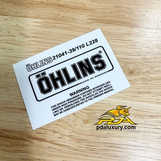 Tem Đơn Phuộc Ohlins Bình Dầu Dưới PDA
