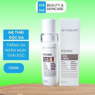 Mặt nạ sủi bọt thải độc detox mask 150ml trắng sạch da ngăn ngừa mụn se khít lỗ chân lông - hana