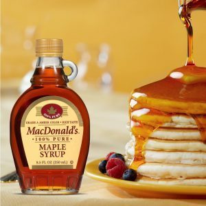 Siro cây lá phong macdonald's 100% pure maple syrup 370ml