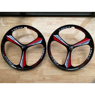 Bộ Vành Đúc Bánh 3 Khía TANMEI Dành Cho Xe Đạp 26inch Phanh Đĩa Nhôm Hàng Xịn Chính Hãng