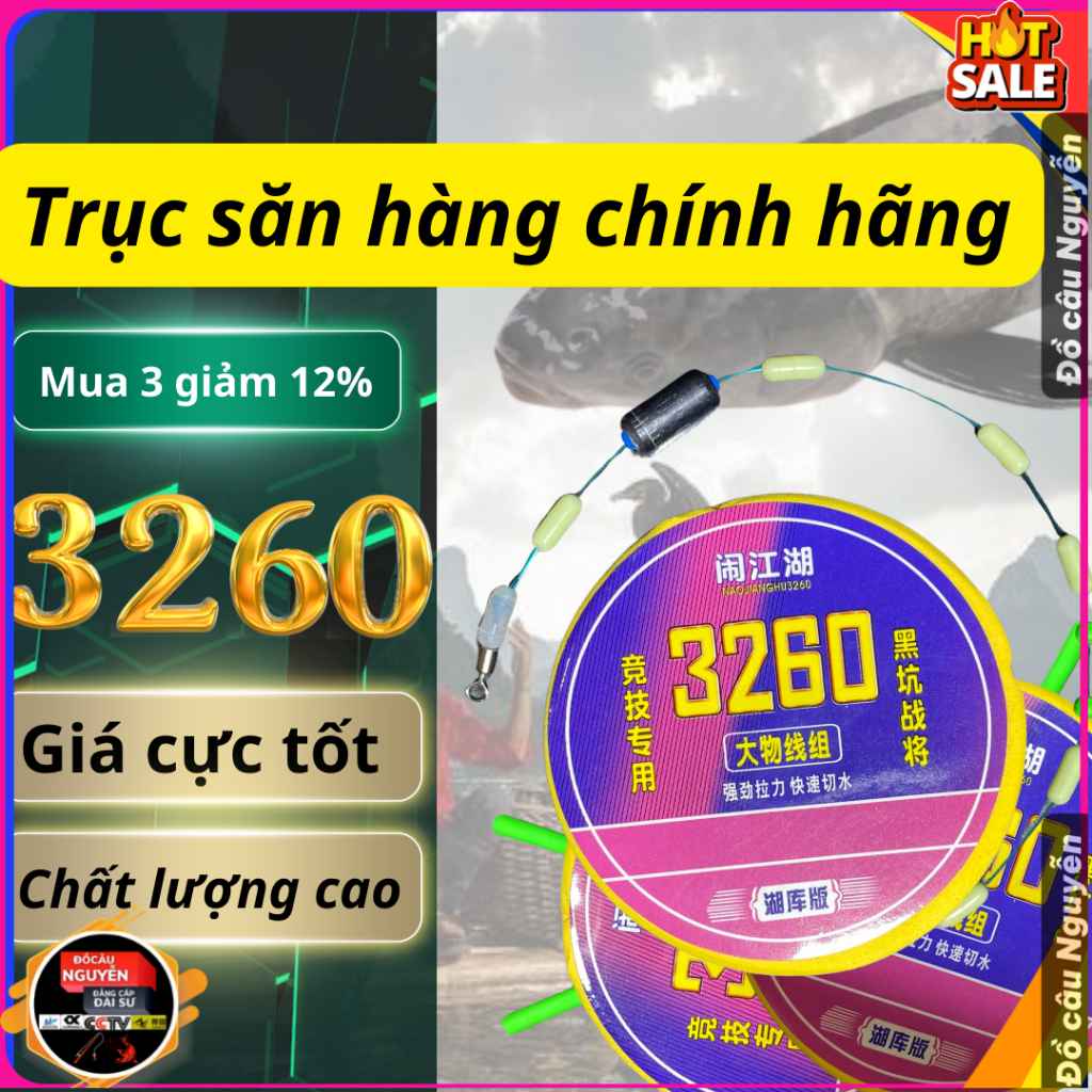 Trục sẵn câu đài 3260 , trục sẵn săn hàng , trục câu cá trắm , trục câu cá chép tổng hợp