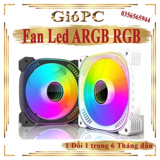 Quạt tản nhiệt, fan led rgb, argb coolmoon ty1led vô cực + hub