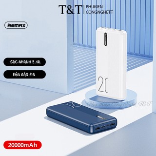 Pin dự phòng - Sạc dự phòng Remax 20.000 mAh (Hàng chính hãng, Bảo hành 1 năm)