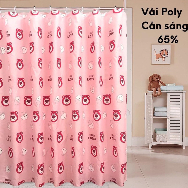 RIDO RÈM CỬA POLY - Bossdecor Ngăn phòng che nắng , rèm cửa sổ  có móc treo sẵn  Chống nắng tốt, nhiều size