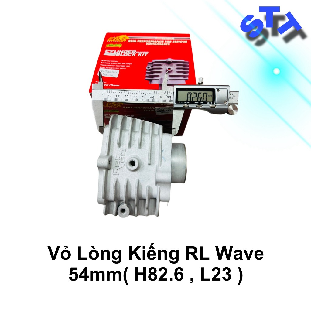 Vỏ Lòng Kiếng Redleo Wave / Dream 54mm ( H82.6 , L23 ) Thân Lòng Dài