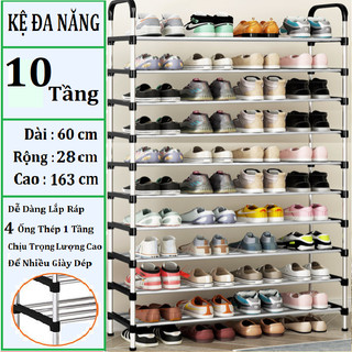 Kệ để giày dép, giá đựng giày dép đa năng thông minh lắp ráp, kệ giày dép, giá kệ để giày dép lắp ráp 6,7,8,9,10 tầng