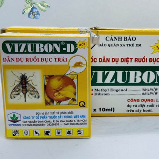 VIZUBON - D, Thuốc Dẫn Dụ Diệt Ruồi Vàng Đục Trái
