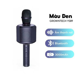 Micro bluetooth mini đa năng GrownTech YS 89 karaoke thu âm, kiêm loa bluetooth
