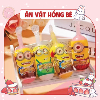 Thạch trái cây, thạch bóp cute Pudding Minion Thái Lan thơm ngon cho bé