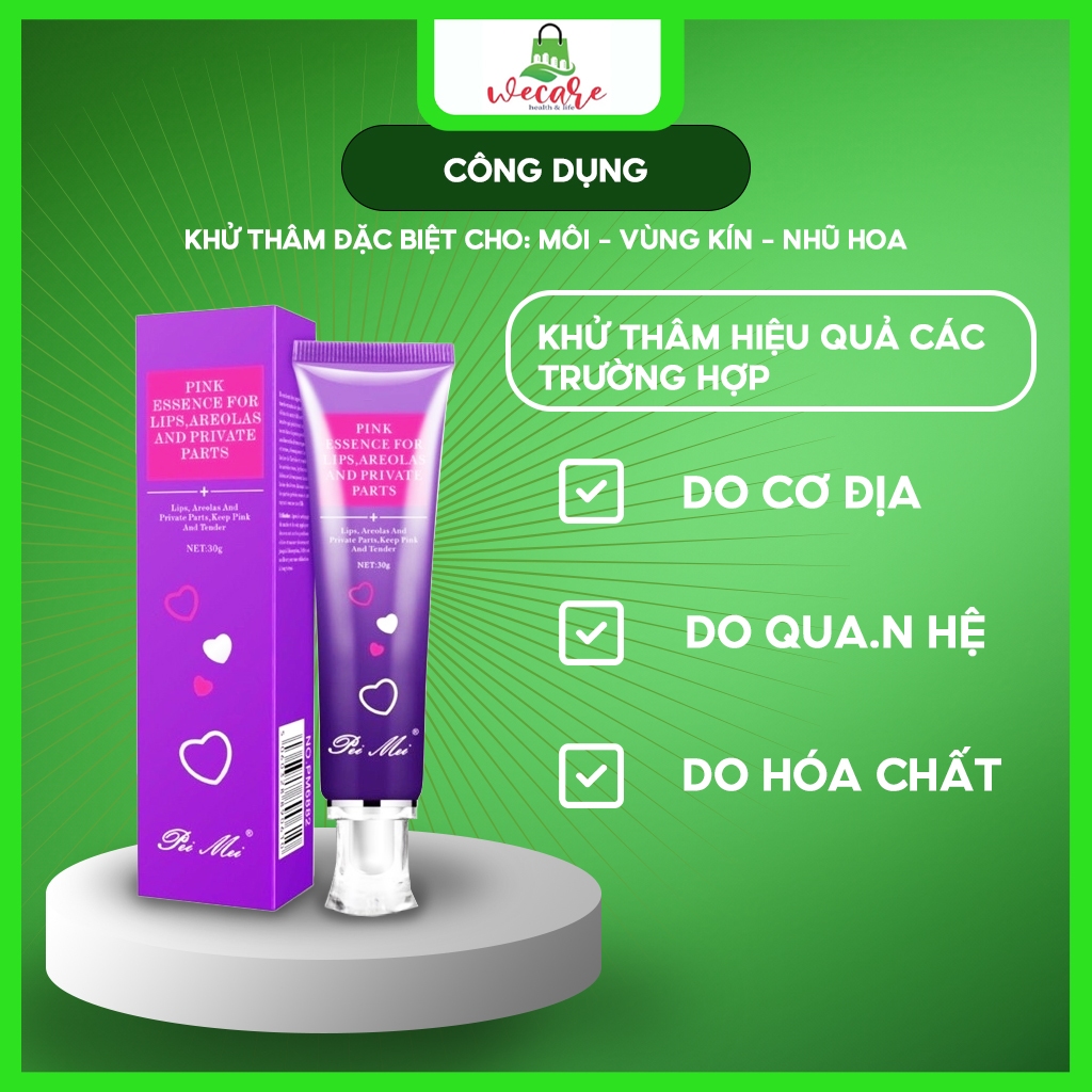 Kem khử thâm dưỡng hồng môi, nhũ hoa, vùng kín Pei Mei Wecare 30g