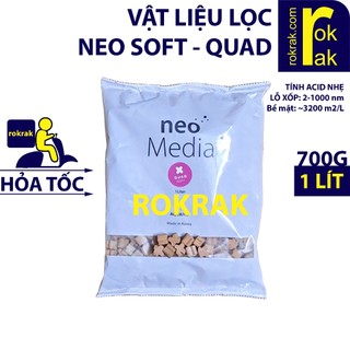 NEO SOFT PREMIUM / QUAD 1Lit (giảm pH) vật liệu lọc cao cấp bể thủy sinh