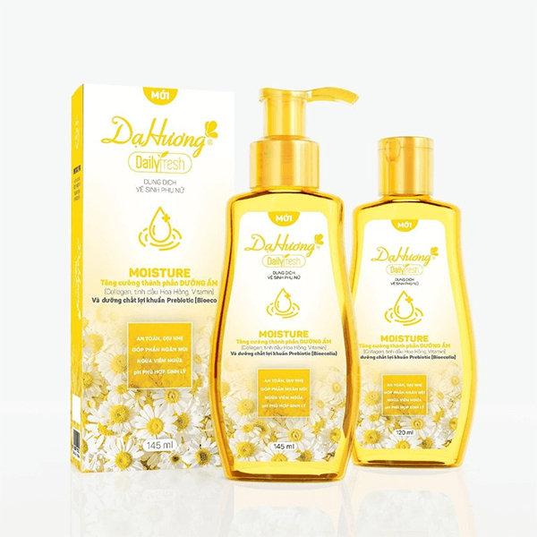 Dung dịch vệ sinh Dạ hương Daily Fresh Moisture 120ml - 145ml - Mẫu mới