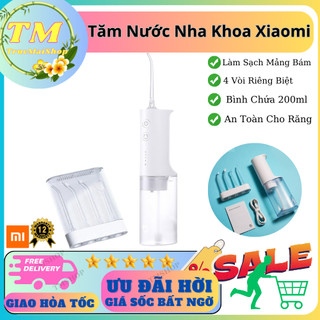 Tăm Nước Xiaomi mijia-Máy Tăm Nước Làm Sạch Răng Miệng 200ml 1400/phút-Bảo Hành 12 Tháng
