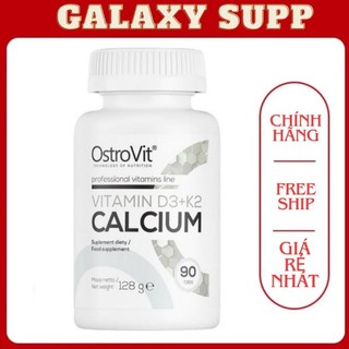 Ostrovit vitamin d3 + k2 calcium chắc khỏe xương khớp 90 viên
