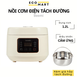 Nồi cơm điện tách đường Beemi BẢN TIẾNG VIỆT chống dính dung tích 1,2L nồi cơm điện tử đa năng hẹn giờ giữ ấm