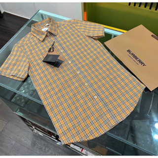 Áo sơ mi bbr nam nữ ngắn tay , chất liệu cotton thấm hút mồ hôi cực kỳ tốt