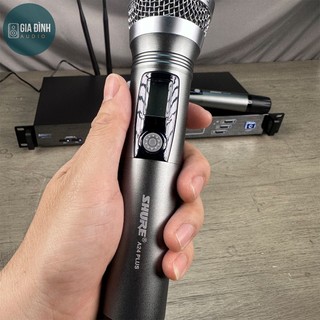 Micro không dây Shure A24 Plus, Hát nhẹ, Bắt sóng xa, Giảm hú - Nhập Khẩu