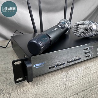 Micro không dây Shure A24 Plus, Hát nhẹ, Bắt sóng xa, Giảm hú - Nhập Khẩu