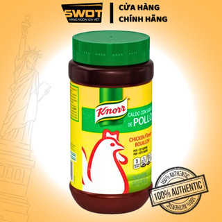 Hạt nêm gà Knorr Chicken Flavor Bouillon Mỹ 1.14Kg, Bột nêm gà thơm ngon thượng hạng hương vị đậm đà